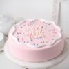 Vanilla New Year Cake – A Bright and Tasty Treat for Your Celebration.