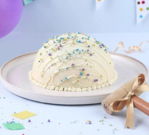 Festive Confetti Pinata Cake – A Fun and Colorful Cake for Special Occasions.