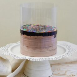 Choco Gems Pull Me Up Cake – Interactive chocolate cake with colorful gem sprinkles, perfect for birthdays.