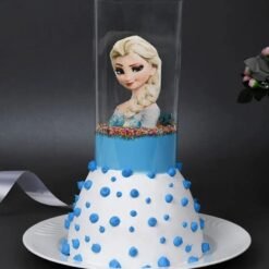 Frozen Theme Pull Me Up Chocolate Cake – Interactive chocolate cake with Frozen-themed decorations.