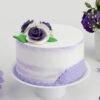 Beautiful Purple Passion Cake, decorated with rich purple icing and intricate details