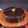 Tempting Truffle Cake with rich chocolate layers and smooth truffle filling