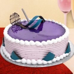 Fresh and indulgent Premium Black Currant Cake with a fruit-filled design