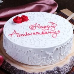 Celebration Rose Vanilla Cake for Anniversaries and Special Occasions