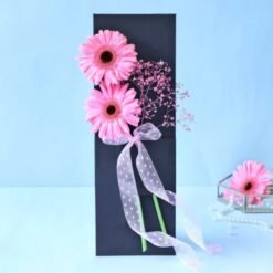 Sophisticated Pink Gerberas bouquet, showcasing delicate pink blooms arranged elegantly to bring a touch of refinement and joy to any setting.