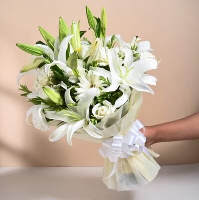 Lillies Online : Fresh Lily Bouquets with Same Day Delivery | Bakings