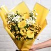 Radiant Bloom Passion Bouquet featuring a vibrant mix of fresh flowers in bold, passionate hues, beautifully arranged for a heartfelt gift.