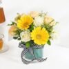 Floral Sunshine Elegance bouquet featuring vibrant sun-kissed flowers, spreading warmth and happiness for any special occasion.