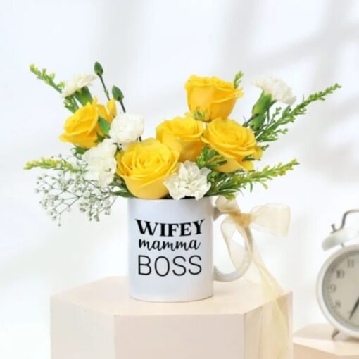 A vibrant bouquet of fresh flowers, radiating love and joy for special moments.