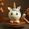 Unicorn-themed Mystic Mane Pinata Cake with colorful mane and hidden treats inside.