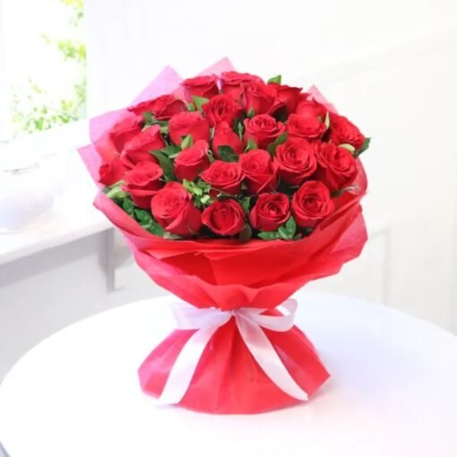 A stunning bouquet of red roses symbolizing timeless love and devotion.