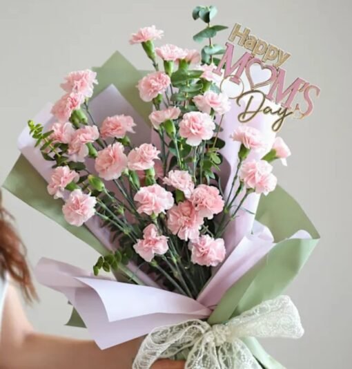 Floral Elegance For Mom — sophisticated bouquet of pastel and vibrant flowers, designed to honor Mom’s beauty and love on special occasions.