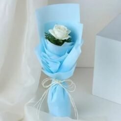 Graceful Single White Rose