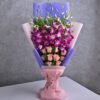 A stunning bouquet of blushing roses and elegant orchids, perfect for romantic gestures, anniversaries, and heartfelt surprises.