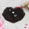 I Love You Pinata Cake with heart design and hidden chocolate treats inside.