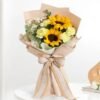 Beautiful flower bouquet paired with a delicious cake, ideal for birthdays, anniversaries, and special occasions.