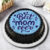 Best Mom Ever Cake — beautifully decorated cake with “Best Mom Ever” topper, floral details, and pastel colors, perfect for Mother's Day.