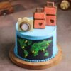 Bon Voyage Celebration Cake with elegant design, ideal for farewell gatherings, travel send-offs, and wishing success on new journeys.