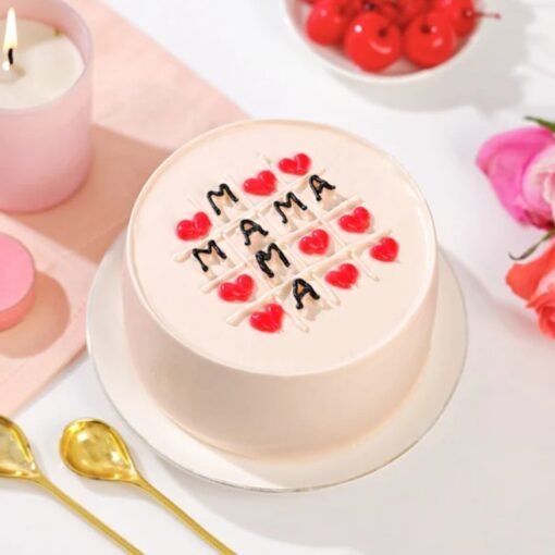 Crossword Mother's Day Cake — creative cake design featuring a crossword puzzle theme, perfect for word-loving moms on Mother’s Day.