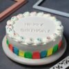 Happy Birthday Pineapple Cake — vibrant cake decorated with pineapple slices and tropical accents, ideal for a lively birthday party.