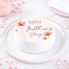 Happy Mother's Day Pineapple Cake — beautifully decorated yellow cake with pineapple toppings and festive Mother’s Day message.