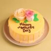 Mother’s Day Blooming Bright Cake — a vibrant cake decorated with bright floral accents, perfect for celebrating Mother’s Day.