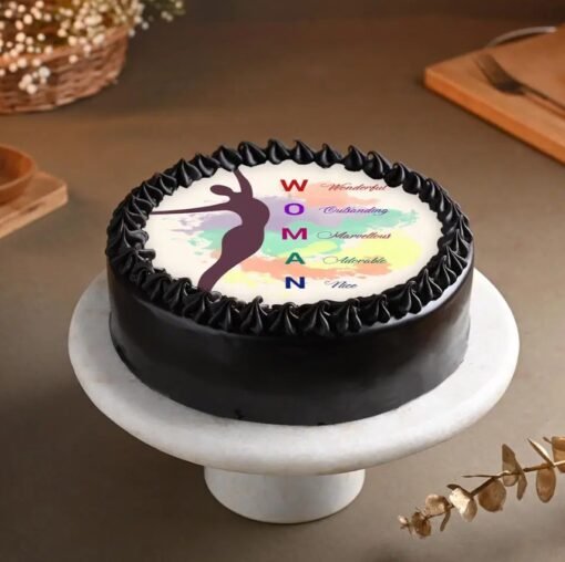 Pure Grace Women's Day Cake – an elegant and sophisticated cake, perfect for honoring the grace and strength of remarkable women.
