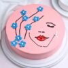 Red Velvet Women's Day Cake – a decadent red velvet cake crafted to celebrate the elegance, beauty, and strength of women.