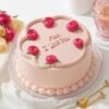 Rosy Love Mother’s Day Cream Cake — beautifully frosted cake with rose swirl designs, perfect for celebrating Mom’s special day.