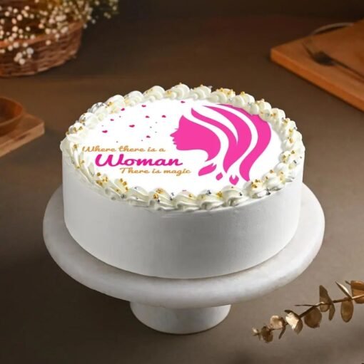 Women’s Day Harmony Cake – a beautifully crafted cake representing balance and unity, perfect for celebrating the amazing women in your life.