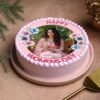 Wonder Woman-themed photo cake, a powerful tribute to strong and fearless women.