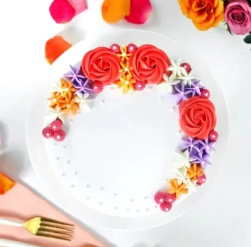 Floral Beauty Mother’s Day Cake with pastel flower decorations and creamy layers.