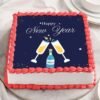 New Year Glitter Glam Cake with shimmering decorations, elegant design, and festive sparkle, ideal for a glamorous New Year’s Eve celebration.