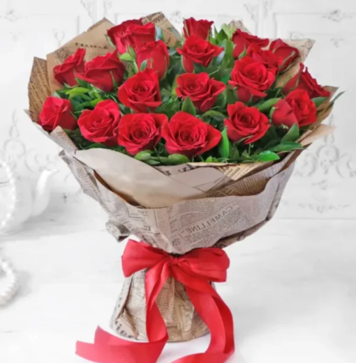 Elegant rose bouquet in soft hues for special celebrations