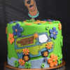 Scooby Doo themed cartoon cake for kids' party