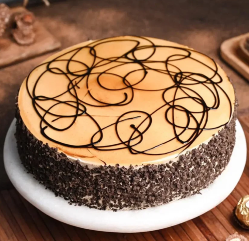 Chocolate espresso cake with mocha layers and frosting