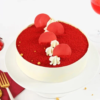 Classic red velvet cake with cream cheese frosting